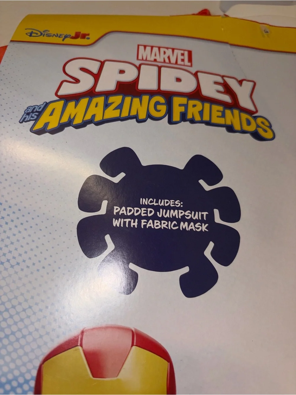 NWT Marvel Spidey & His Amazing Friends Iron Man Costume Toddler 2T